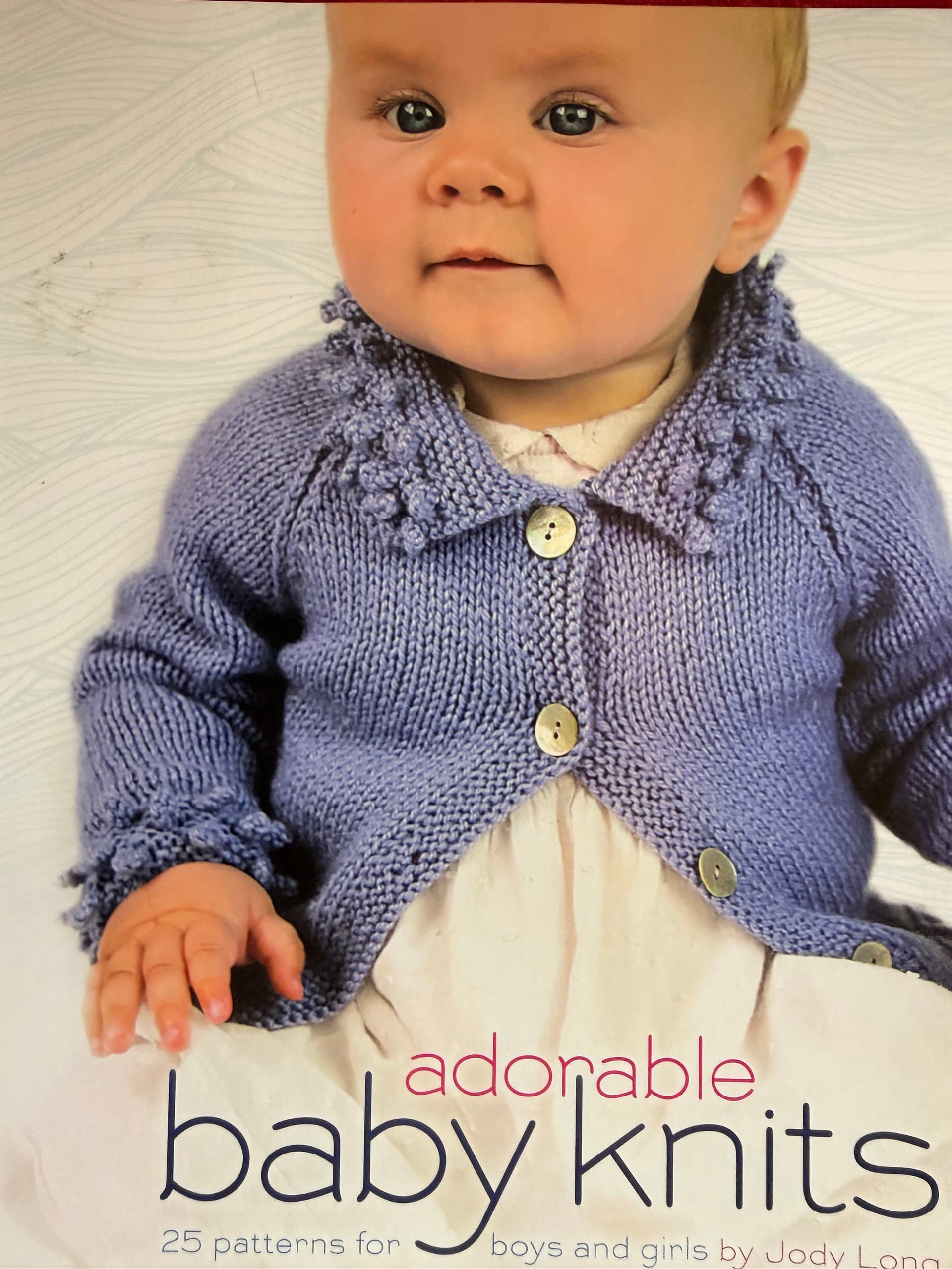 Book - “Adorable baby knits”, by Jody Long