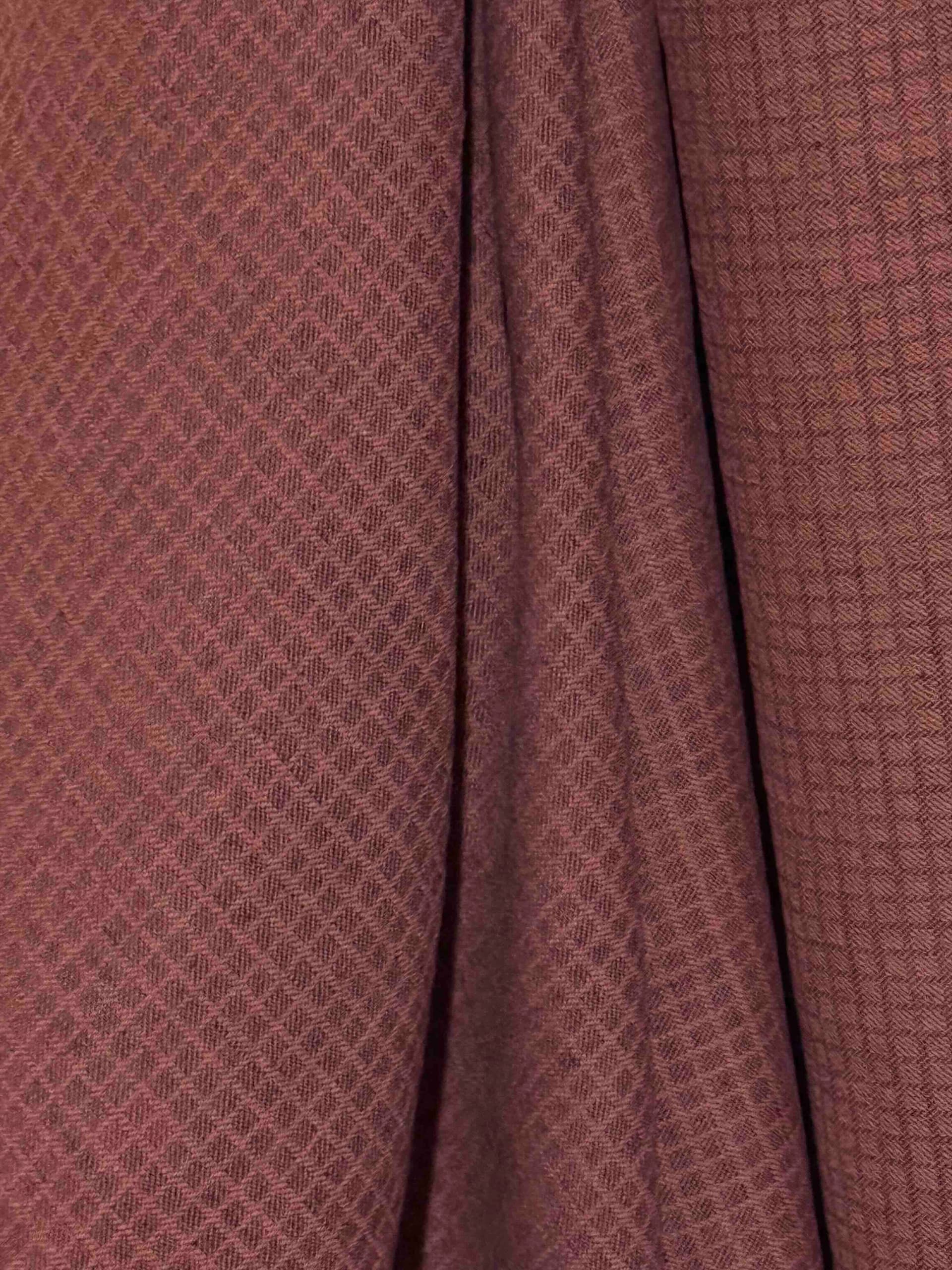 51% Linen 49% Cotton blend, spicy masala colour fabric