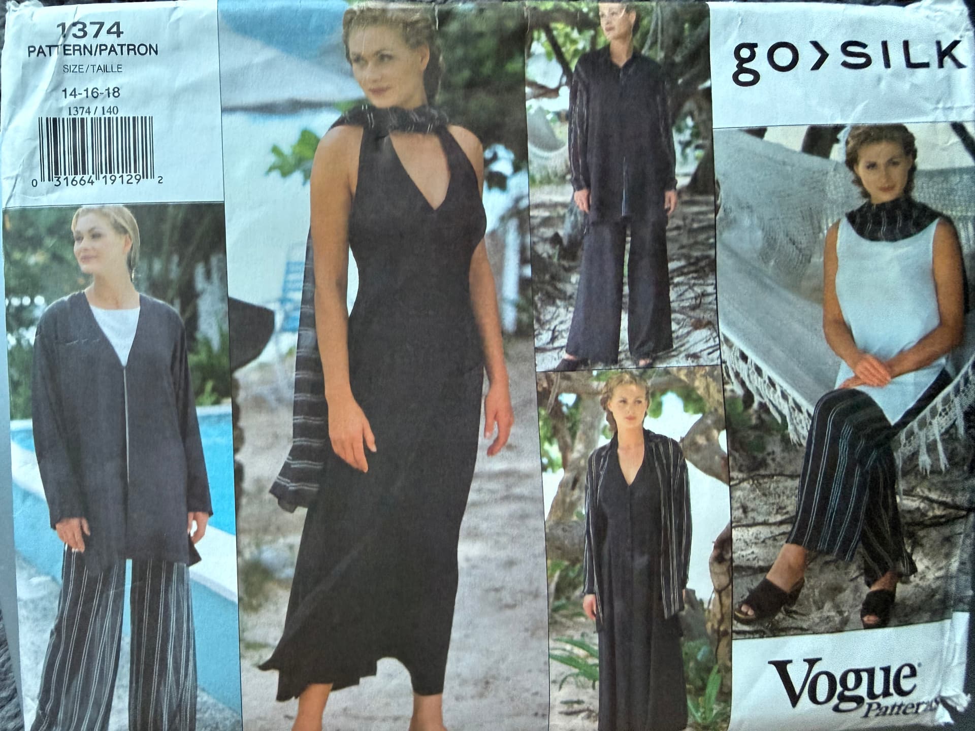Vintage Sewing pattern Vogue 1374 casual wear wardrobe ensemble