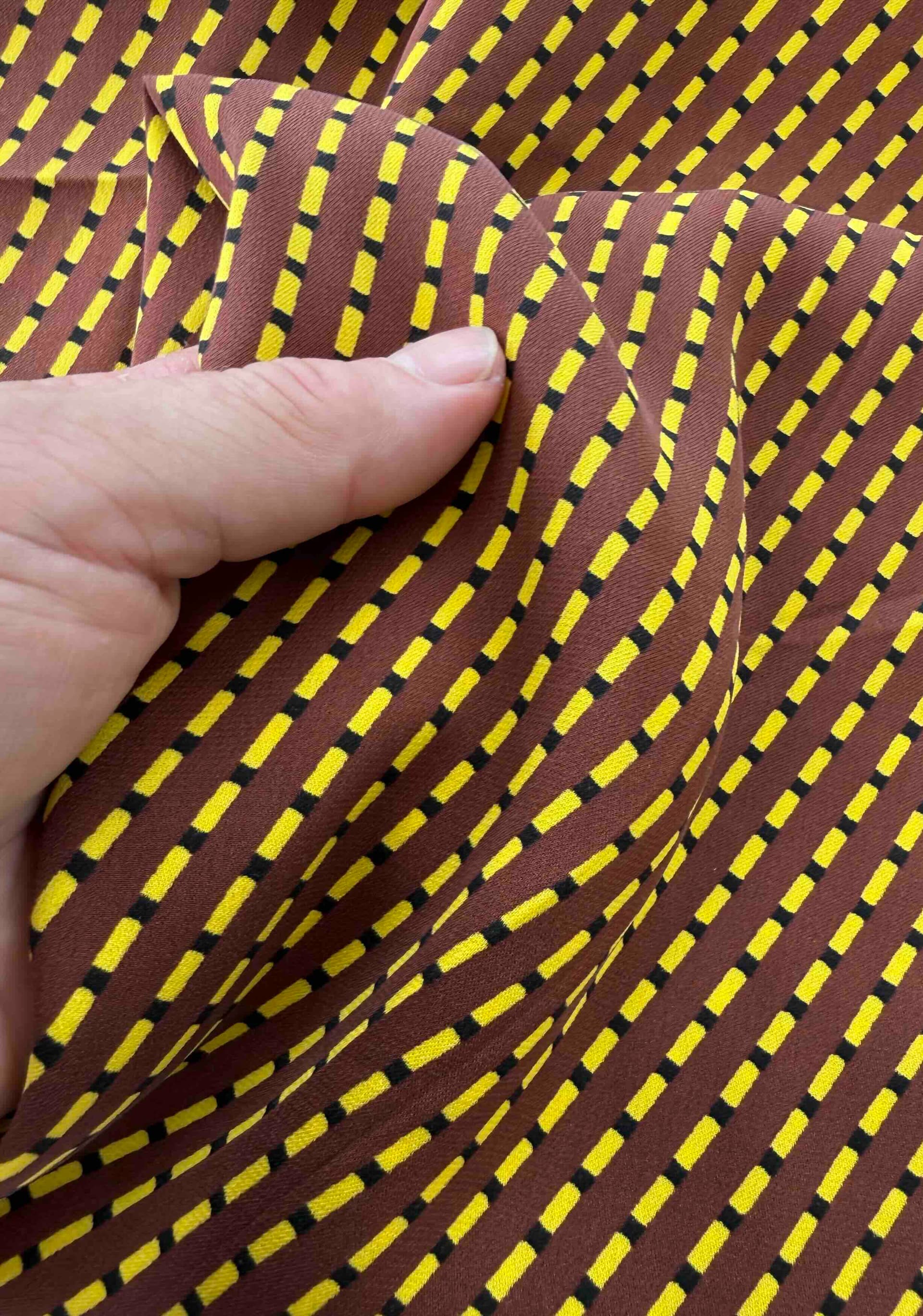 Silk fabric remnant